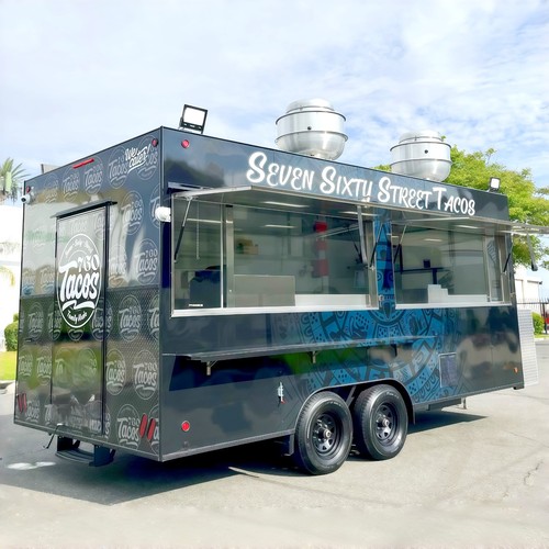 Food truck with - food, ice