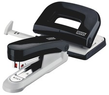 Novus Black Stapler and Hole