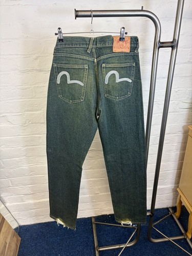Evisu seagull print denim - seagull,