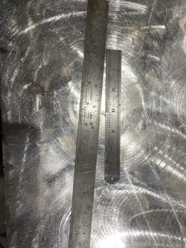 Rabone 12 steel rule - &,