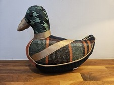 Dora Desigins Mallard Duck Patchwork Doorstop Door Stop
