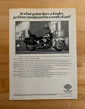 1991 Print Ad Harley Davidson
