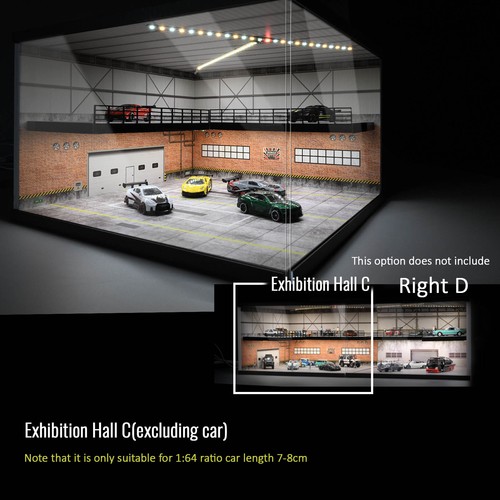 Diorama scale model car - 1/64,