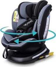Reecle 360 Swivel Baby Car Seat with ISOFIX,  for Group 0+1/2/3 0-36 kg