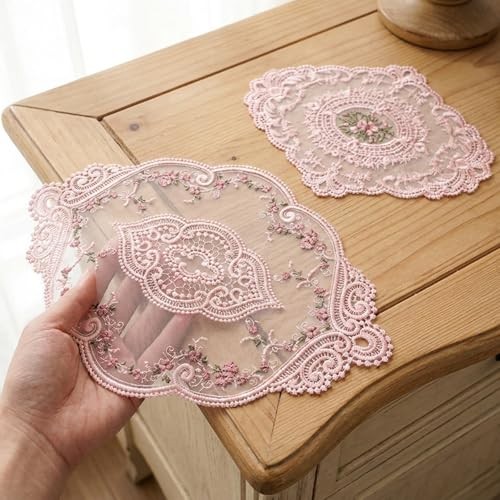 Pcs retro pink - 2, lace