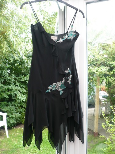 Karen millen silk beaded - millen,