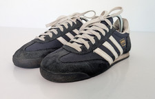 adidas Dragon Trainers Men's UK 7 Dark Blue Suede Lace Up Lifestyle Shoes G50919