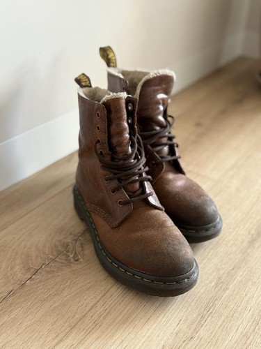 Women martens boots brown - dr,
