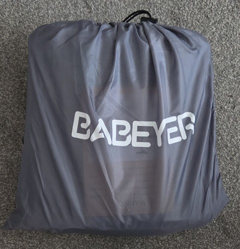 Babeyer grey dog bike basket - bike,