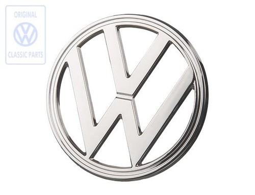 Genuine volkswagen emblem - genuine,