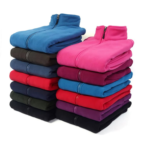 Womens mens fleece jacket - womens, top