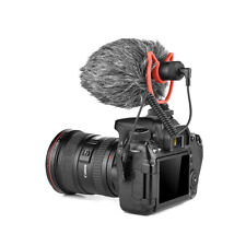Wired Condenser Live Broadcast Microphone Video Recording Mic for DSLR Camera 