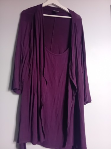 Ann harvey size long purple - harvey,