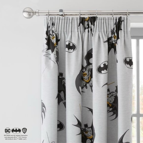 Batman grey pencil pleat - dc,