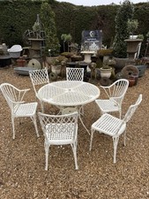Garden Table And 6 chairs set