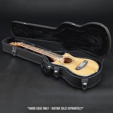 Lindo Voyager Acoustic Travel Guitar Hard Case | Plush Lined | Lockable - Black