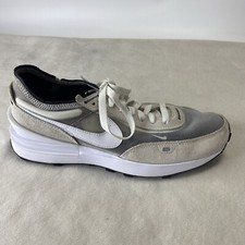 Nike Waffle One Summit DA7995-100 Sz 8 Men’s /8.5 Women Triple White Mesh