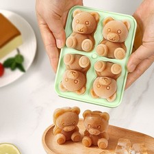 3D Teddy Bear Silicone Ice