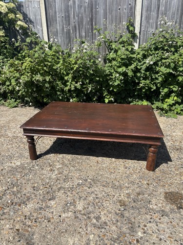 Indian solid wood coffee table - wood,