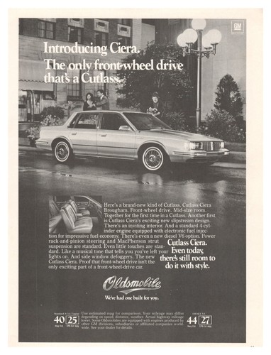 Print 1982 oldsmobile - print, ad