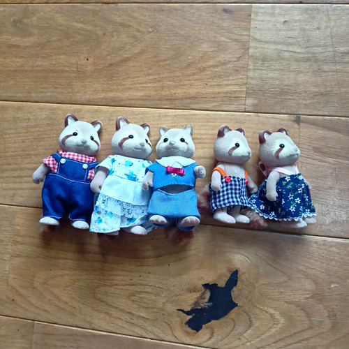 Sylvanian families racoon - sylvanian,