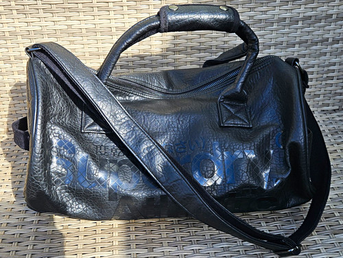 Superdry black label leather - superdry,