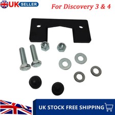 Detachable Swan Neck Tow Bar Security plate w/Fixings & Caps For Discovery 3 & 4