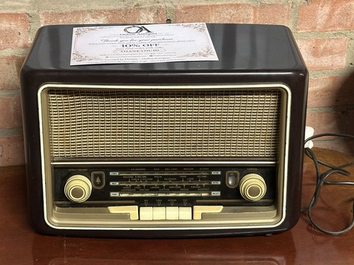 Vintage bush vhf71 valve radio - bush,