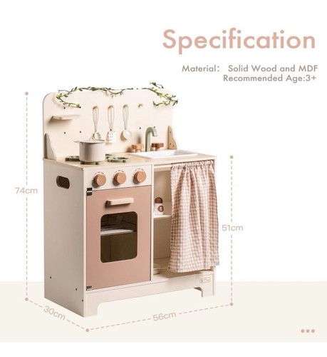Robotime wooden play - robotime, kitchen