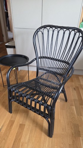 Vintage rattan garden black - garden,