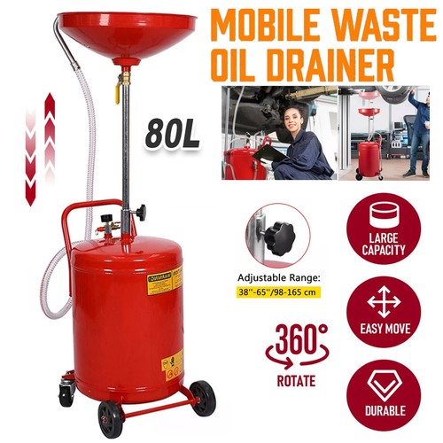 80l waste oil drainer tank - waste,