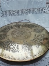 Large 12" Antique Engraved