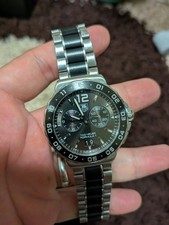 Tag Heuer Men's Formula 1 2014 Fixed Bezel 42mm Black Dial REF WAU111C