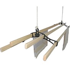 Traditional Kitchen Clothes Airer Pulley 4 Lath 1m