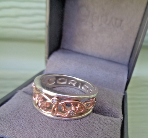 Clogau welsh diamond ring - welsh,