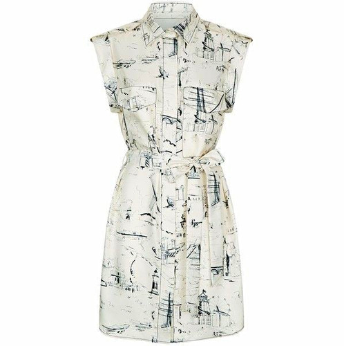 Rare burberry cream silk - cream,