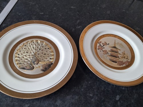 Art chokin plate 24k gold - of,