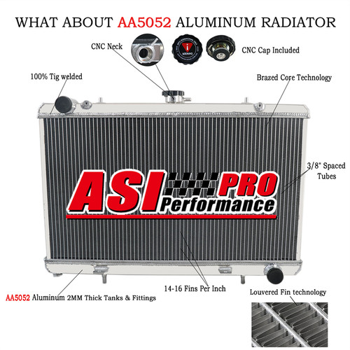 Row radiator for nissan - row,