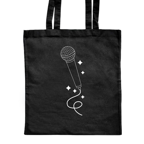 Microphone with glitter - with, glitter'