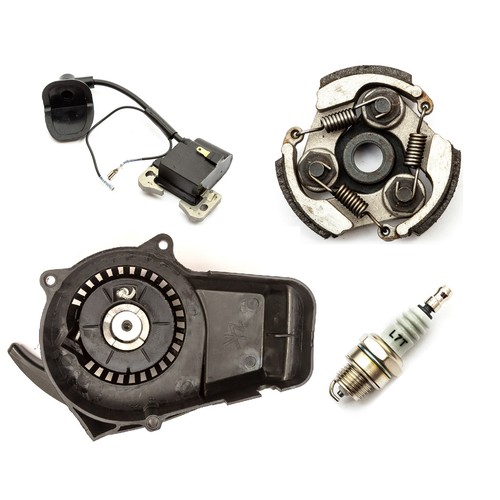 Mini moto air cooled - cooled, ignition