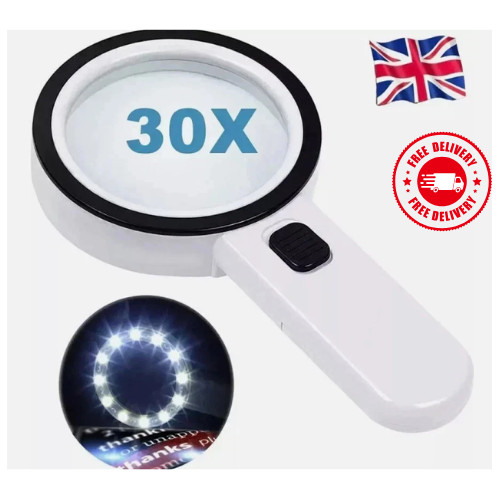 30x extra large magnifying - 30x,