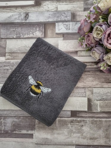 Bee embroidered hand - embroidered,