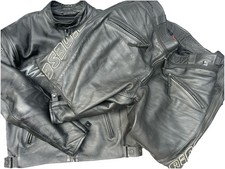 Dainese 2 piece Black Leathers