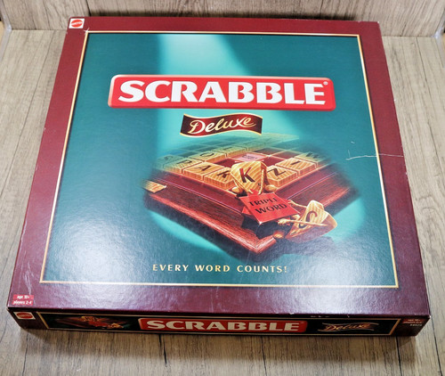 Scrabble deluxe board - scrabble,