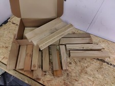 Box Of Hardwood Wood Off Cuts Planed Oak Elm Beech Hornbeam Yew