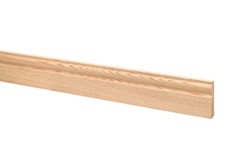 Solid oak skirting torus style - oak,