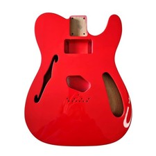 Double binding Telecaster Thinline body Fiesta Red