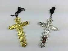 Adult Vicar Nun Priest Monk Pope Ornate Cross Church Fancy Dress Costume Mens