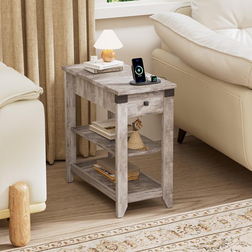 Slim side table with - table,