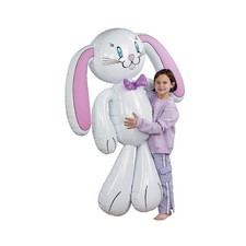 Jumbo Inflate Bunny, Easter Party Decorations, Toys,1 Piece